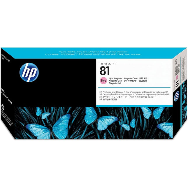 HP 81 (C4955A) Light Magenta Printhead and Printhead Cleaner