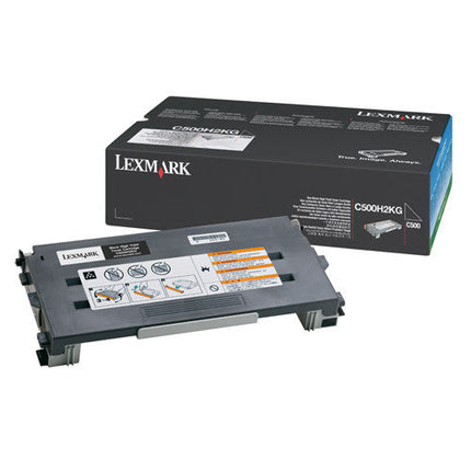 Genuine Lexmark C500H2KG High Yield Black Toner Cartridge