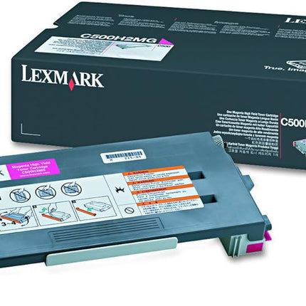 Genuine Lexmark C500H2MG High Yield Magenta Toner Cartridge