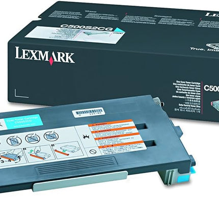 Genuine Lexmark C500S2CG Standard Yield Cyan Toner Cartridge