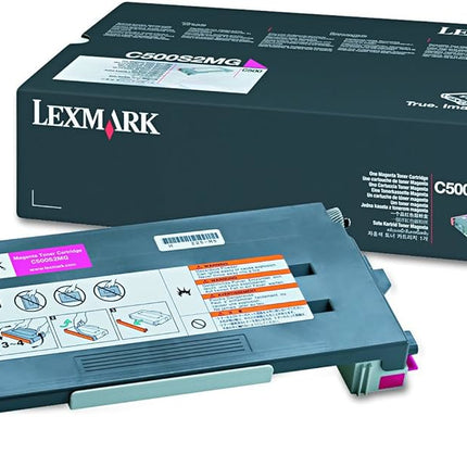 Genuine Lexmark C500S2MG Standard Yield Magenta Toner Cartridge