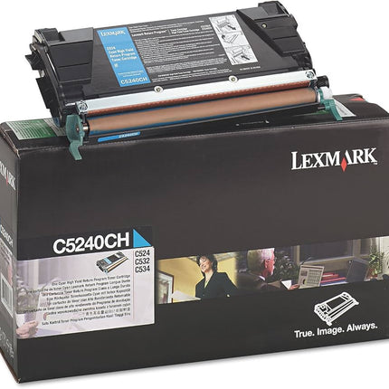Original Lexmark C5240CH High Yield Cyan Toner Cartridge