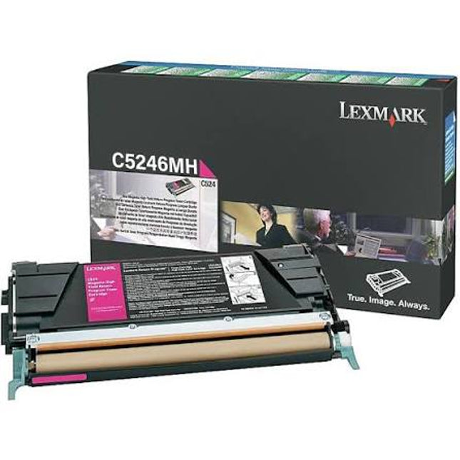Original Lexmark C5246MH High Yield Magenta Toner Cartridge