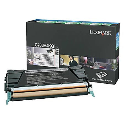 Genuine Lexmark C736H4KG High Yield Black Toner Cartridge
