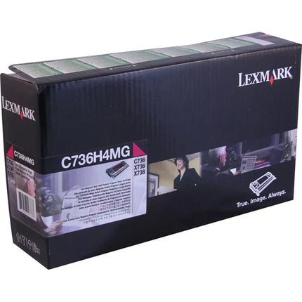 Genuine Lexmark C736H4MG High Yield Magenta Toner Cartridge