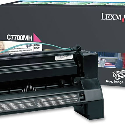 Genuine Lexmark C7700MH High Yield Magenta Toner Cartridge