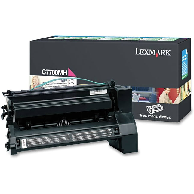 Genuine Lexmark C7700MH High Yield Magenta Toner Cartridge