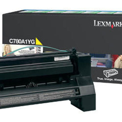 Orignal Lexmark C780A1YG Standard Yield Yellow Toner Cartridge