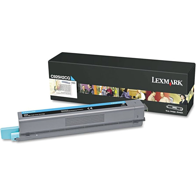 Original Lexmark C925 High Yield Cyan Toner Cartridge, C925H2CG