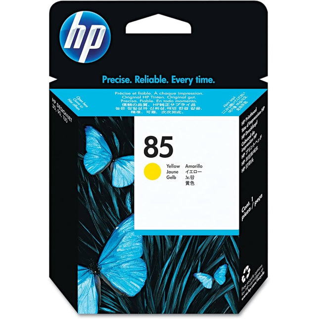 Original HP 85 Yellow DesignJet Ink Cartridge Printhead, C9422A
