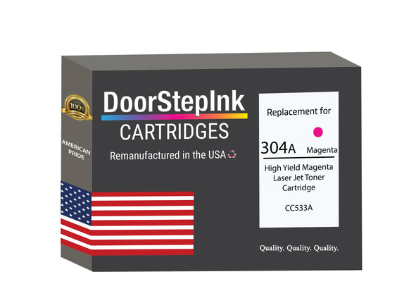 HP 304A High Yield Magenta LaserJet Toner Cartridge, CC533A