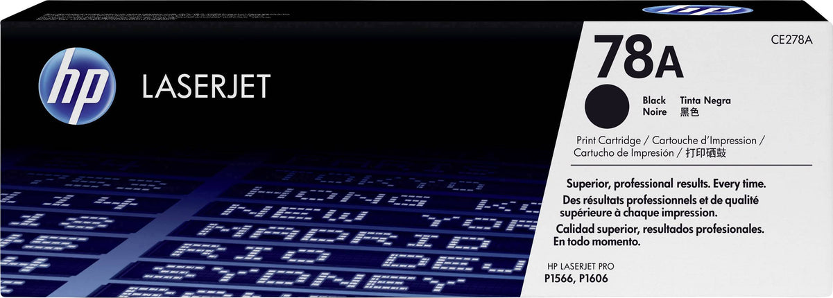 HP 78A High Yield Black LaserJet Toner Cartridge, CE278A