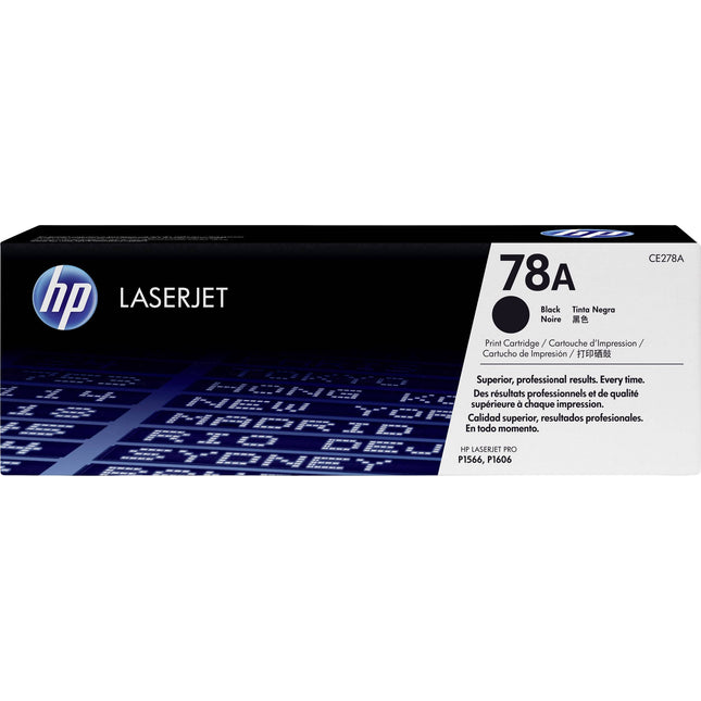 HP 78A High Yield Black LaserJet Toner Cartridge, CE278A