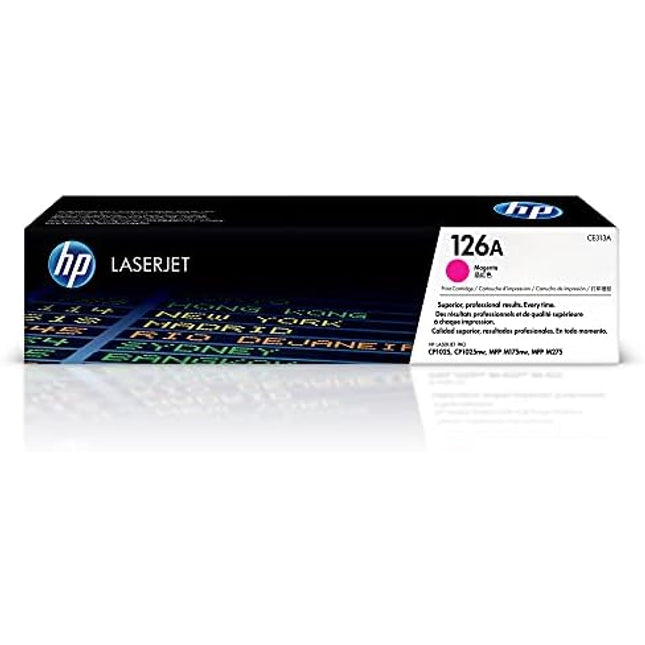 Original HP 126A Standard Yield Magenta Toner Cartridge, CE313A (1000 Pages)