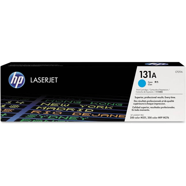 Genuine HP 131A Standard-Yield Cyan Laser Toner Cartridge, CF211A