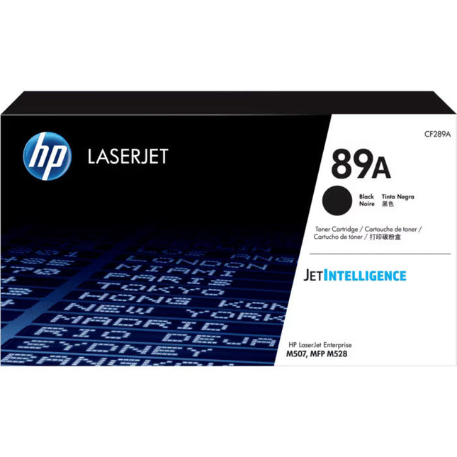 Original HP 89A Standard Yield Black Toner Cartridge, CF289A 
