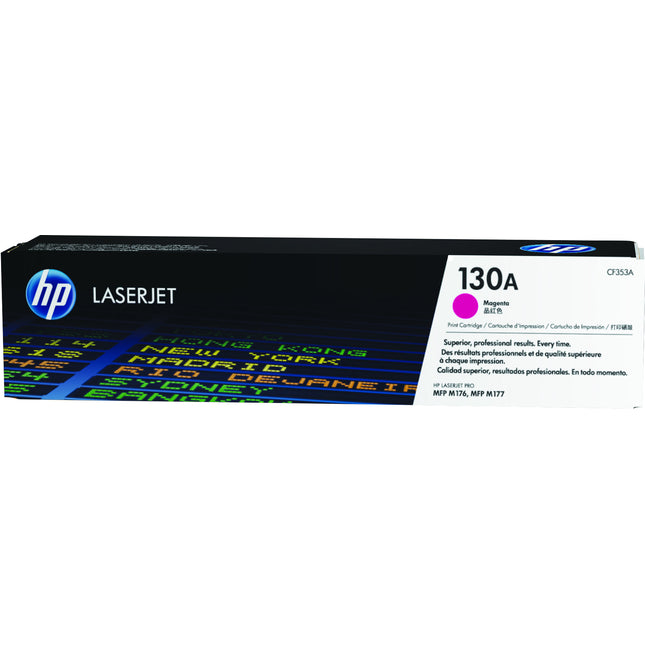 Genuine HP 130A Magenta LaserJet Toner Cartridge, CF353A