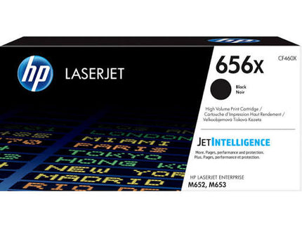 Original HP 656X High Yield Black Ink Cartridge, CF460X