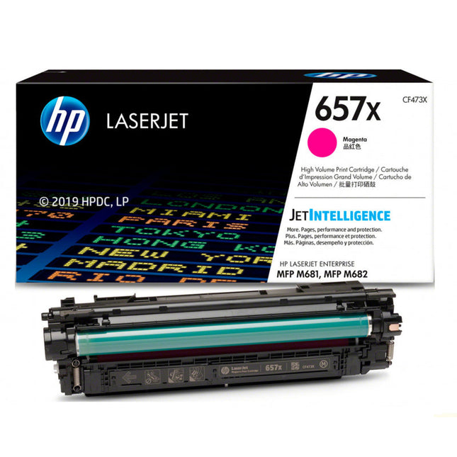 Original HP 657X High Yield Magenta Toner Cartridge, CF473X