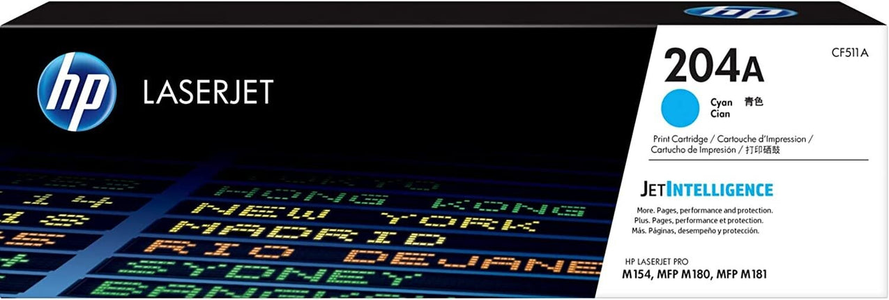 Original HP 204A Standard Yield Cyan  Toner Cartridge, CF511A