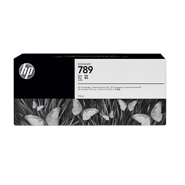 Genuine HP 789 775ml Cyan Latex DesignJet Ink Cartridge, CH616A