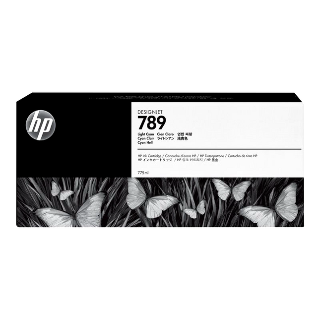 Genuine HP 789 775ml Light Cyan Latex DesignJet Ink Cartridge, CH619A