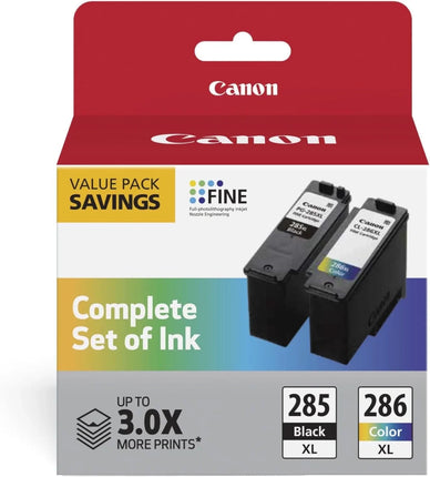 Original Canon CL-286/PG-285 Standard Yield Black and Color Ink Cartridge