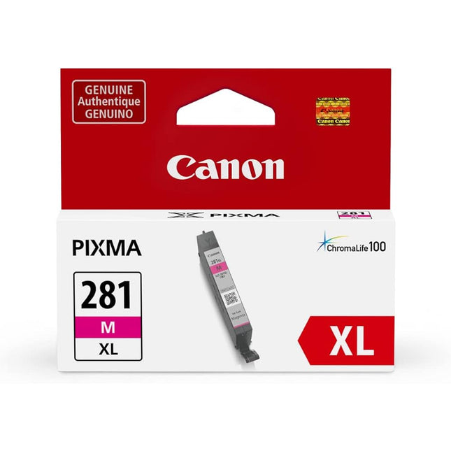 Original Canon 281XL High Yield  Magenta Ink Cartridge, CLI-281XL