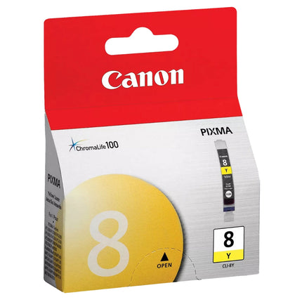 CLI-8 Color Standard Yield Yellow Ink Tank, 0623B002