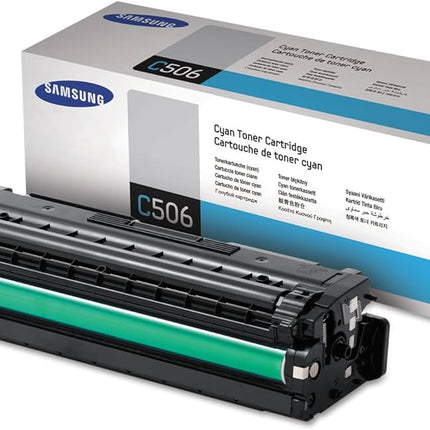 Orignal Samsung C506S Standard Yield Cyan Toner Cartridge, CLT-C506S
