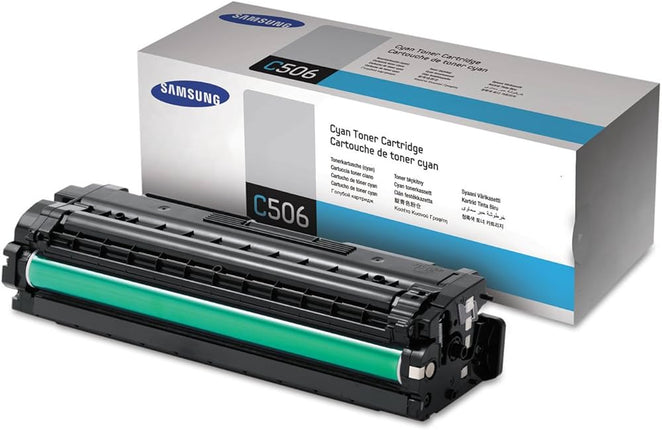 Orignal Samsung C506S Standard Yield Cyan Toner Cartridge, CLT-C506S