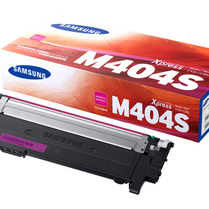 Original Samsung M404 Standard Yield Magenta Toner Cartridge, CLT-M404S