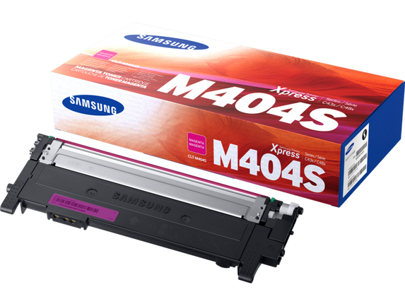 Original Samsung M404 Standard Yield Magenta Toner Cartridge, CLT-M404S