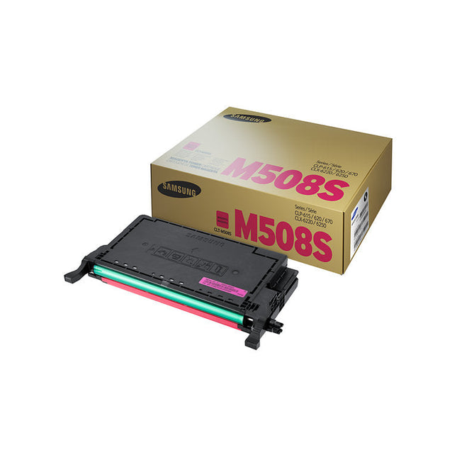 Original Samsung M508S Standard Yield Magenta Toner Cartridge, CLT-M508S