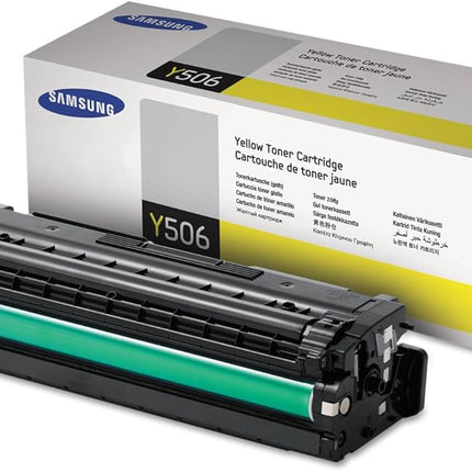 Orignal Samsung Y506S Standard Yield Yellow Toner Cartridge, CLT-Y506S
