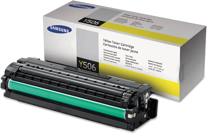 Orignal Samsung Y506S Standard Yield Yellow Toner Cartridge, CLT-Y506S