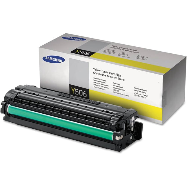 Orignal Samsung Y506S Standard Yield Yellow Toner Cartridge, CLT-Y506S