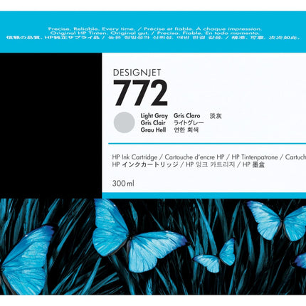 HP 772 300-ml Light Gray DesignJet Ink Cartridge, CN634A
