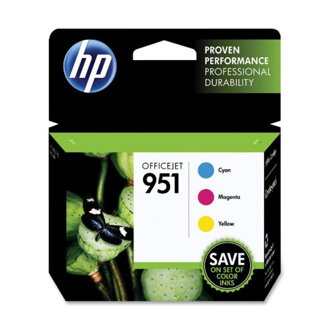 Genuine HP 951 Standard Yield Tri-color Ink Cartridge, CR314FN -(3 Pack)
