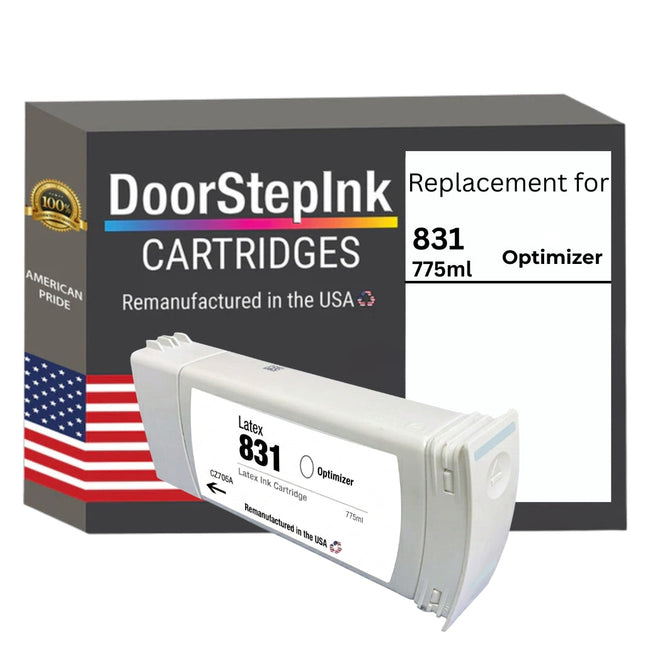 DoorStepInk Brand for HP 831 (CZ706A) Latex Optimizer 775-ml High Quality Remanufactured in the USA Ink Cartridge
