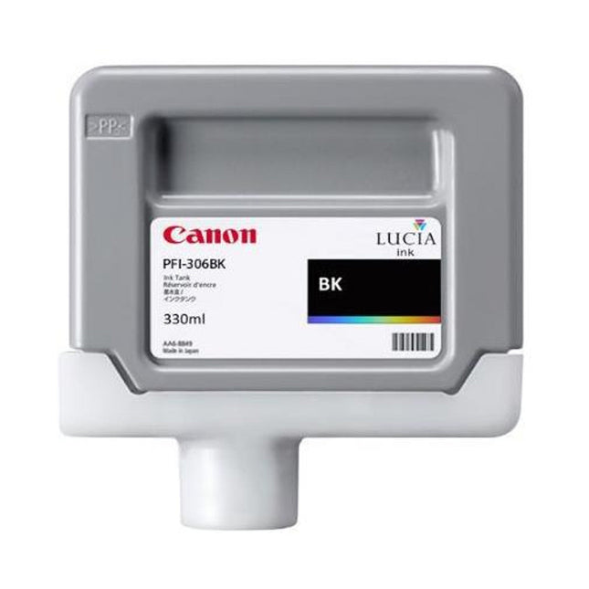 Canon PFI-306 330ml Black PFI-306BK Ink Cartridge, 6657B001