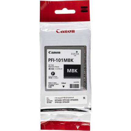 Original Canon PFI-101 130mL Matte Black Ink Cartridge