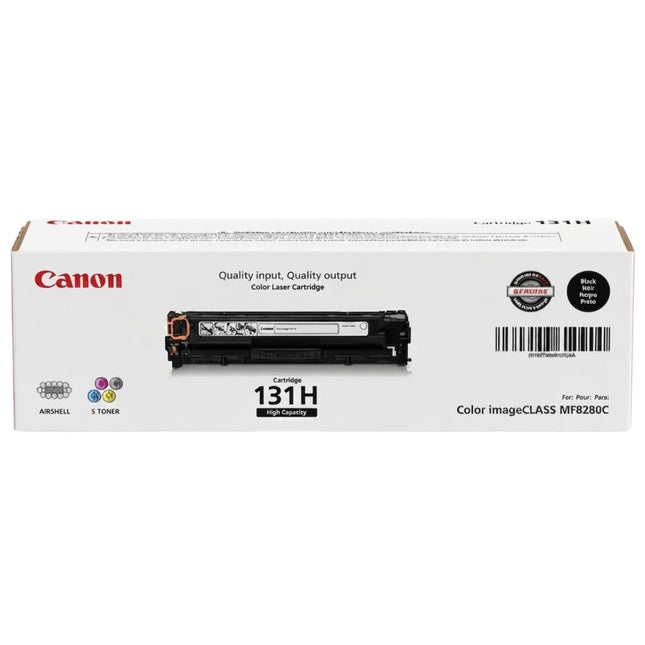Canon 131H Black Toner Cartridge, 6273B001