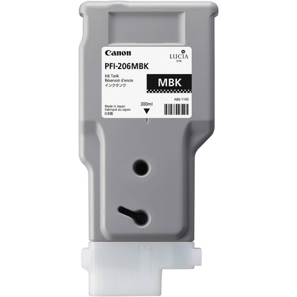 Original Canon PFI-206 300mL Matte Black Ink Cartridge