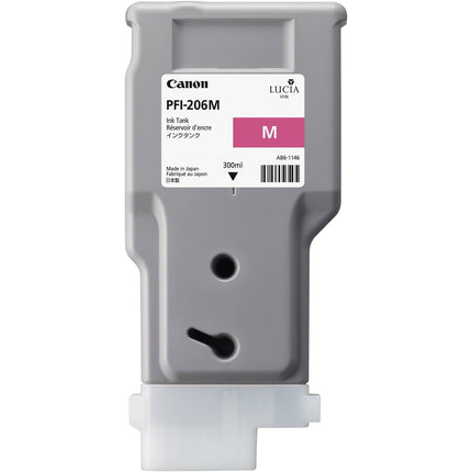 Original Canon PFI-206 300mL Magenta Ink Cartridge
