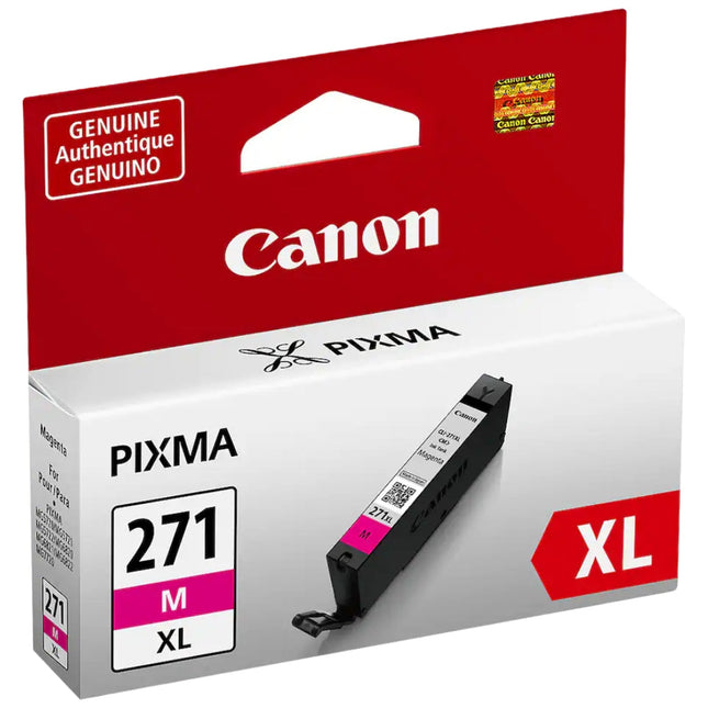 Canon CLI-271XL High Yield Magenta Inkjet Cartridge, 0338C001