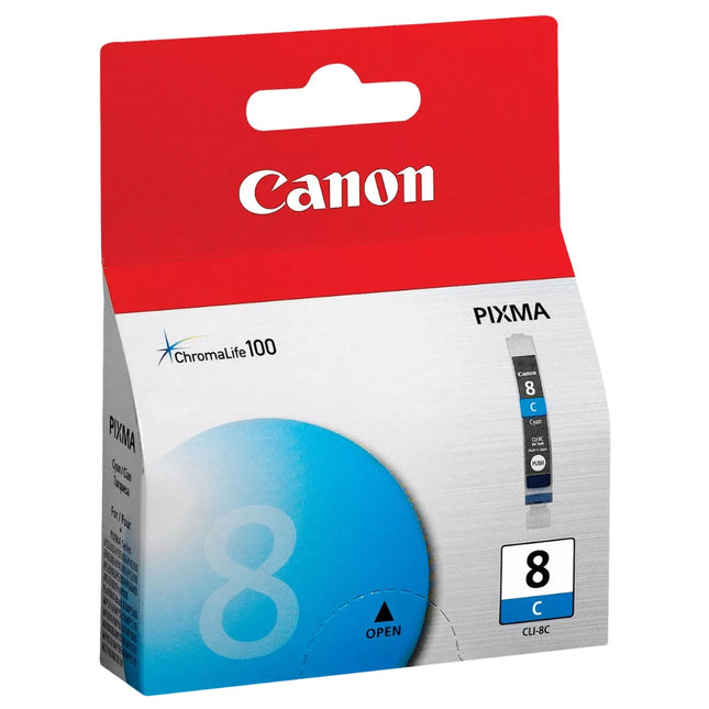 Canon CLI-8 Color Standard Yield Cyan Ink Tank