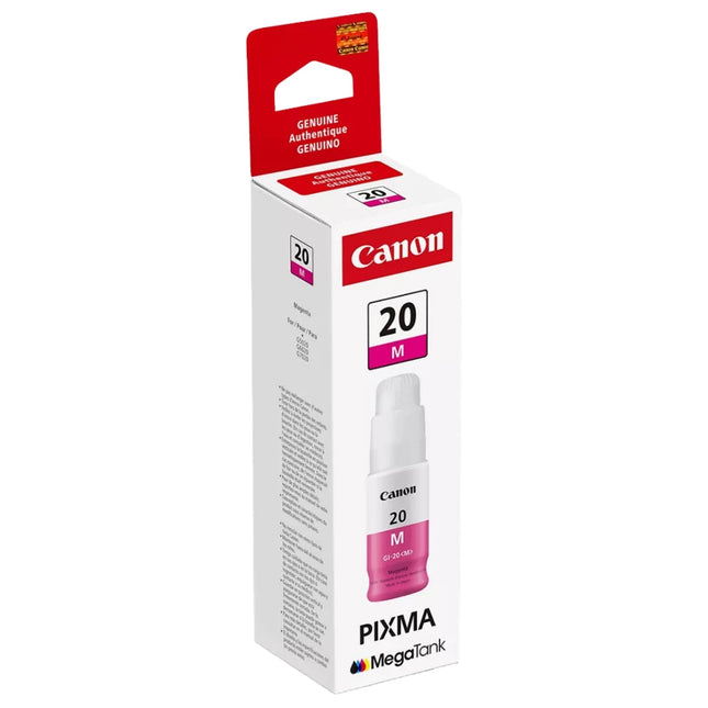 Canon GI-20 High-Yield Magenta Ink Bottle, 3395C001