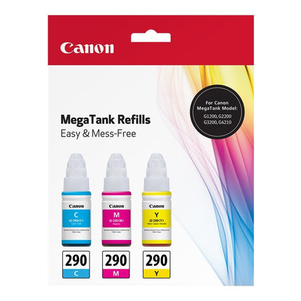 Original Canon GI-290 High Yield Tri-Color (3-Pack) Ink Bottle
