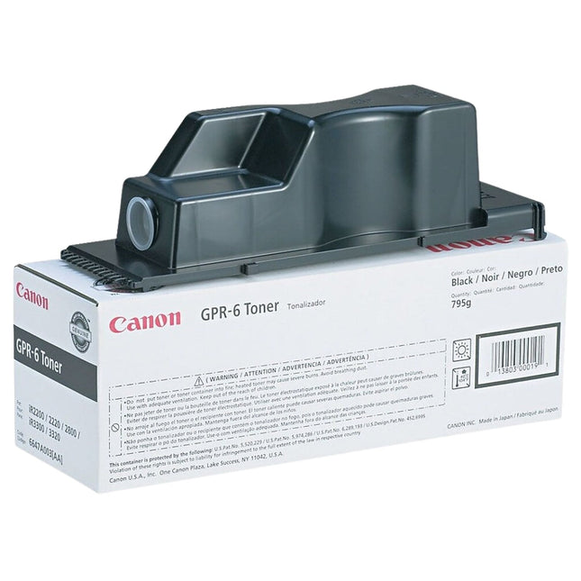 Canon GPR-6 High Yield Black LaserJet Toner Cartridge, 6647A003AA